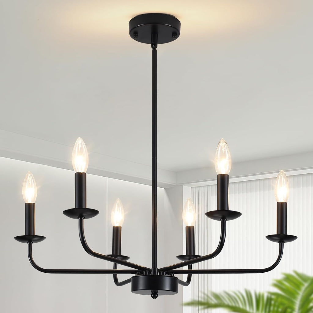 💡Farmhouse Chandelier 🌿 | Rustic Dining Light ✨🏠