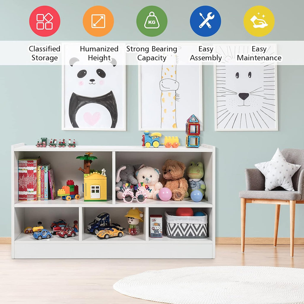 🧸5-Section Storage Organizer 🗂️ | Fun & Tidy Room ✨🎨