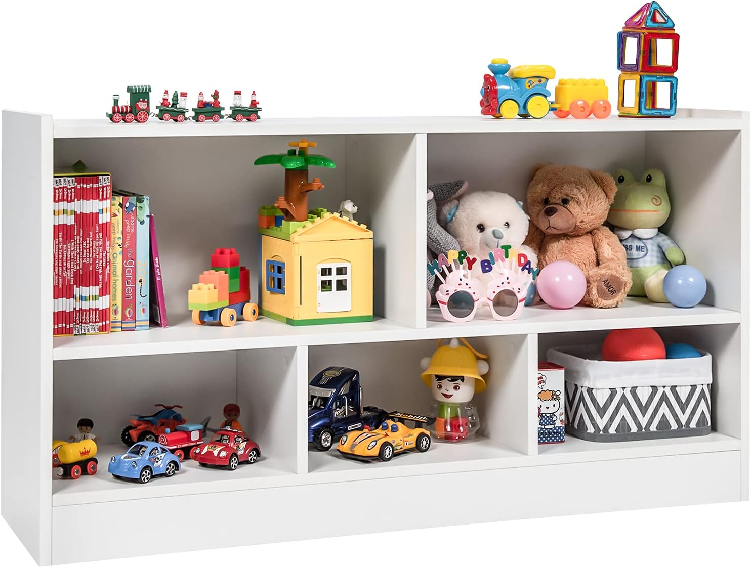 🧸5-Section Storage Organizer 🗂️ | Fun & Tidy Room ✨🎨