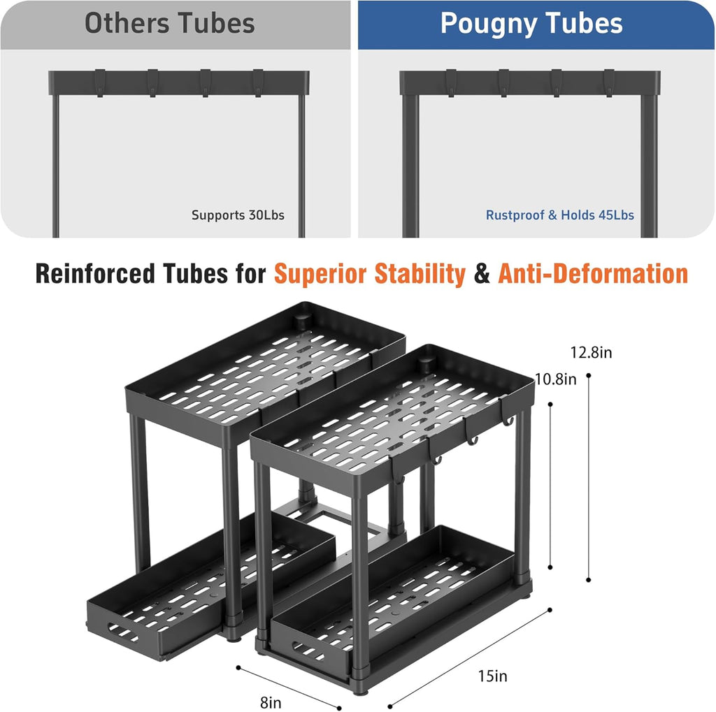 ✨Pull-Out Kitchen Organizer 🏠 | Space-Saving Storage 🥄🍳