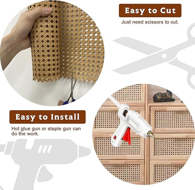 🪑Rattan Weaving Strips ✨ | DIY Furniture Fun 🧵💡