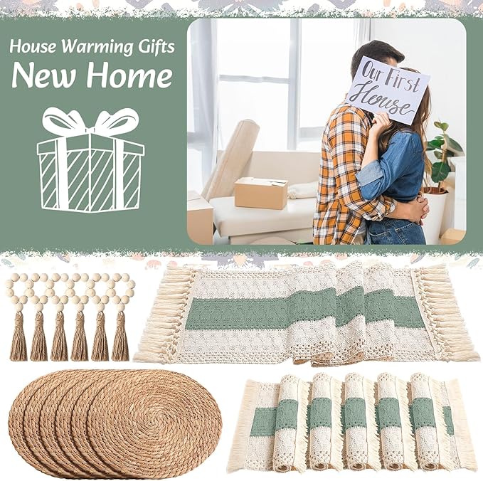 ✨Macrame Placemats 🍽️ | Cozy Dining Vibes 🌿💛
